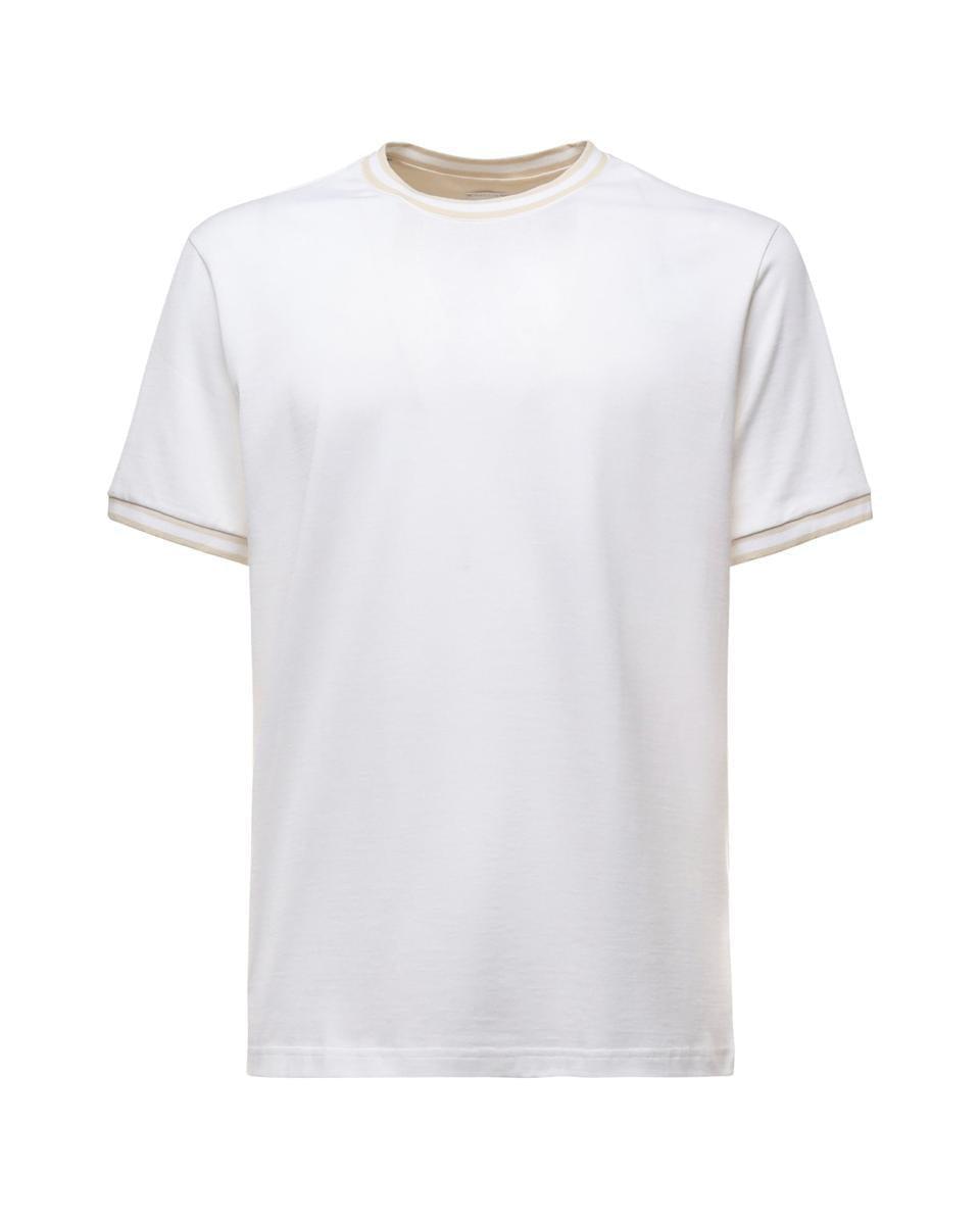 Tシャツ・カットソー Eleventy Eleventy T-shirts and Polos Eleventy Jersey T-shirt | Neutrals | FARFETCH PL