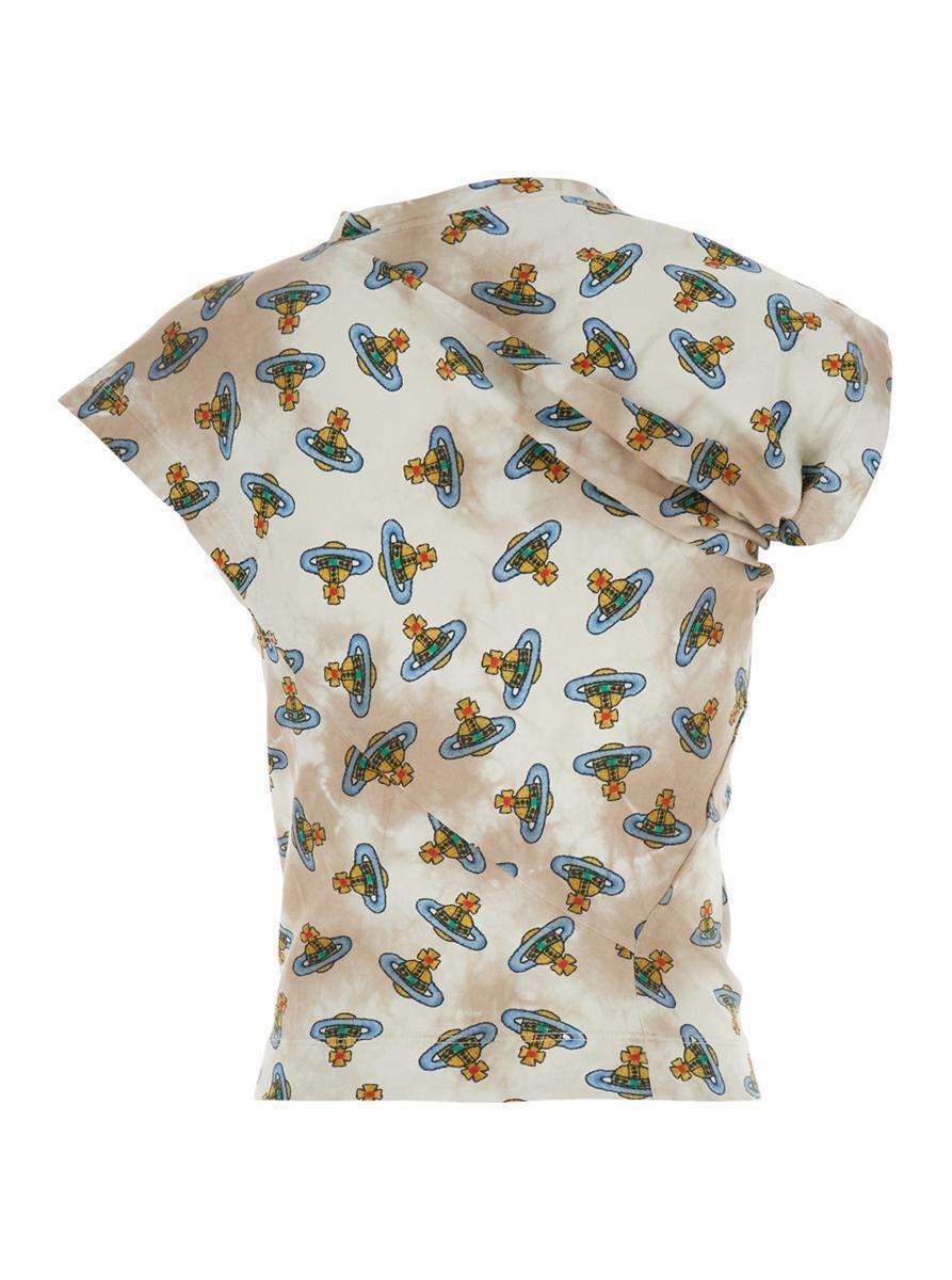 【Vivienne Westwood】ベージュ Hebo Tシャツ Hebo Top in WHITE | Vivienne Westwood®