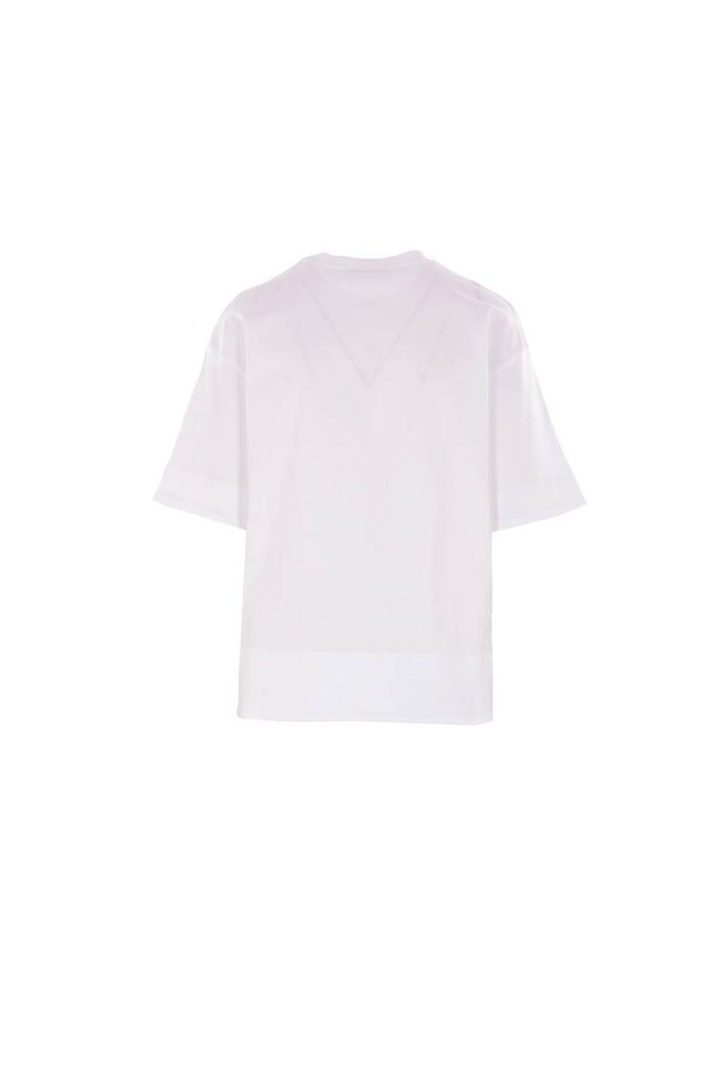 【Max Mara】T-Shirts And Polos White Jersey print T-shirt, white | Weekend Max Mara