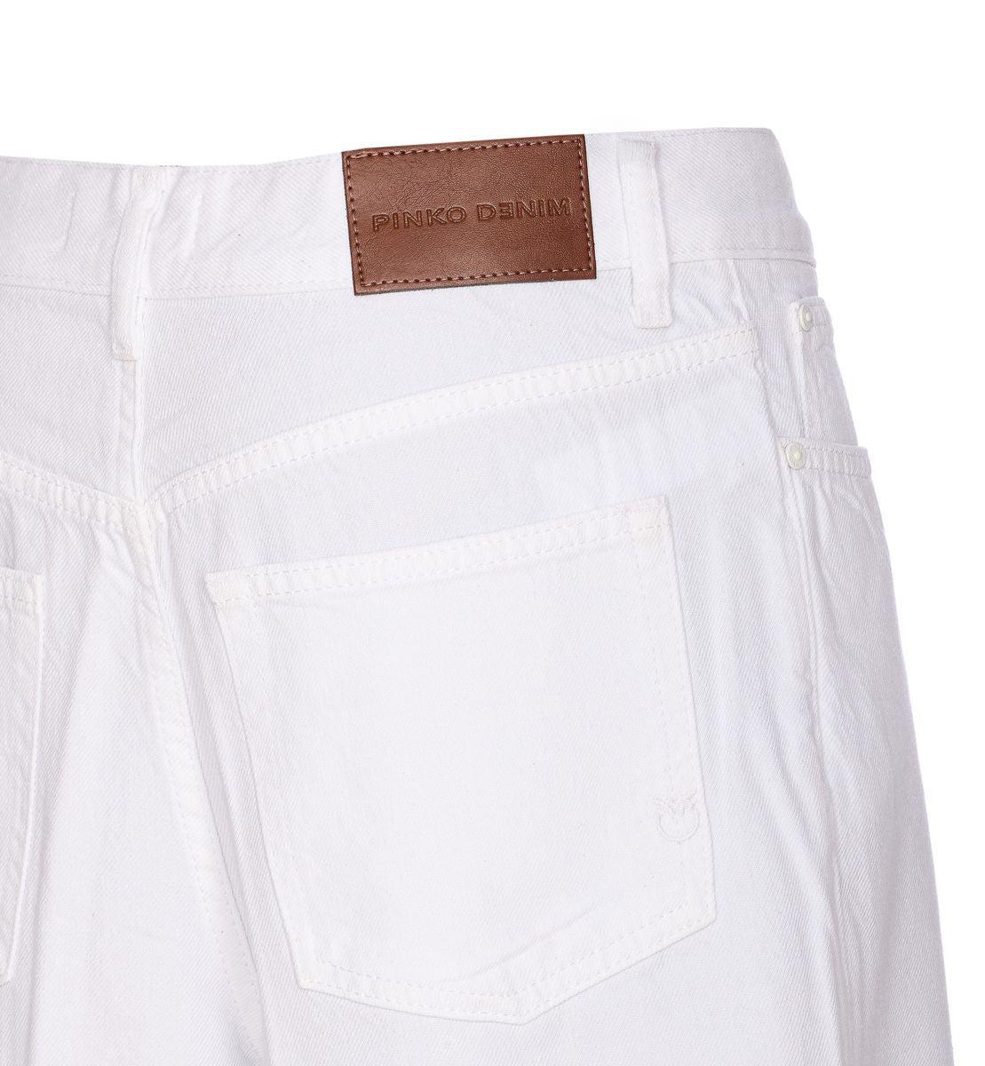 デニム・ジーパン Pinko LAURYN JEANS Pinko 'Lauryn' Pants in White | Lyst