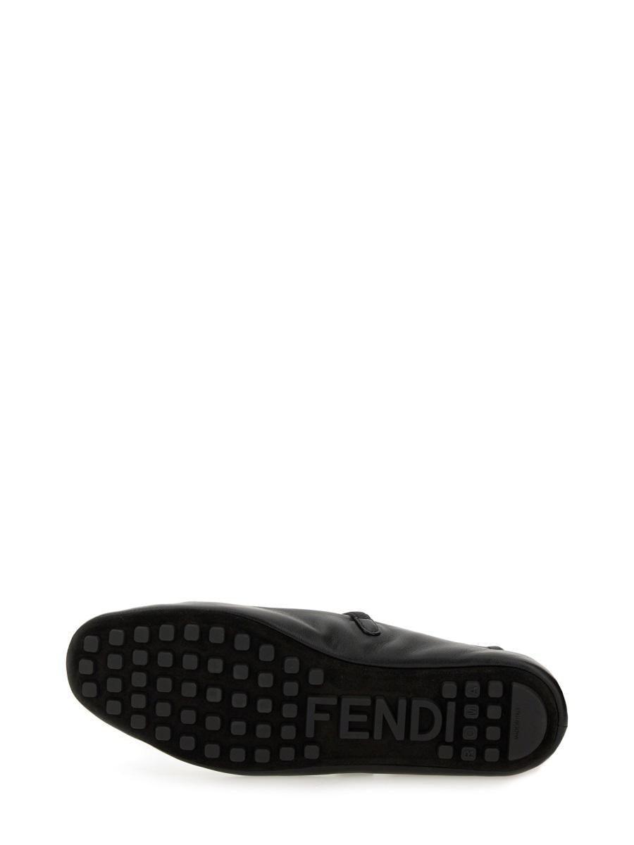 【関税＆送料込み】Fendi Ballerina With Ff Baguette Pattern Fendi Ballerina With Ff Baguette Pattern in Black | Lyst