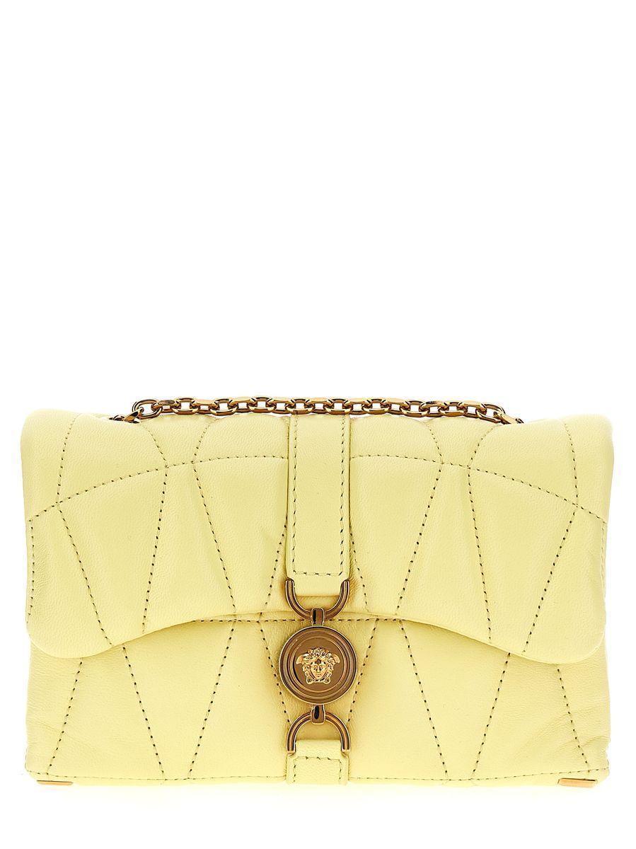 ショルダーバッグ・ポシェット VERSACE 'Mini Kleio' clutch VERSACE Kleio mini matelassé leather shoulder bag | NET-A-PORTER