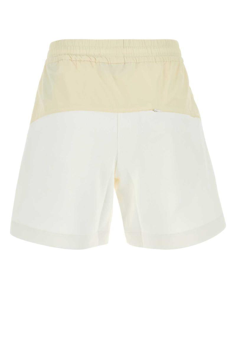 ショートパンツ HERNO Two-tone stretch cotton blend and nylon shorts Herno Two-tone Stretch Cotton Blend And Nylon Shorts In