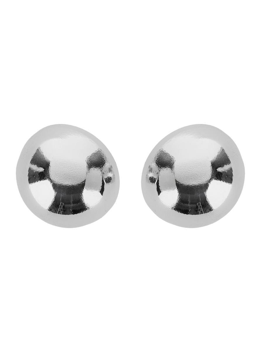 ピアス SILVIA GNECCHI SS25 SADE EARRINGS (OR002 SILVER) Silvia Gnecchi 'Sade' Metallic Earings With Rear Closure And