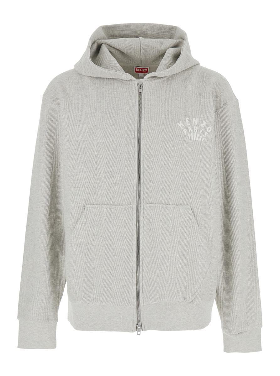 パーカー・フーディ KENZO GOTS KENZO DRAGONFLY FULL ZIP HOODIE KENZO Gots Dragonfly Full Zip Hoodie in Gray for Men | Lyst