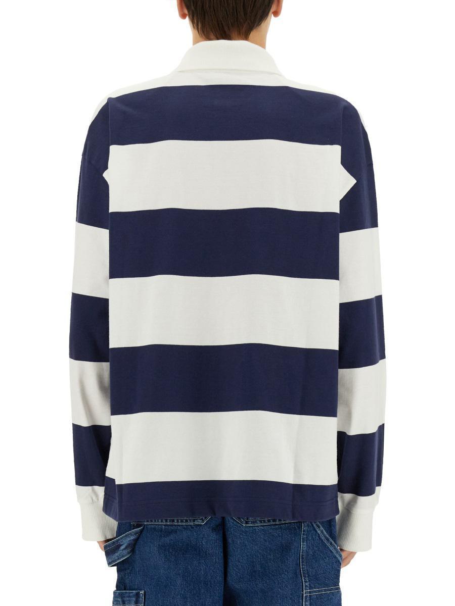 A.P.C. Mariniere Matt Stripe Long Sleeve T top Shirt