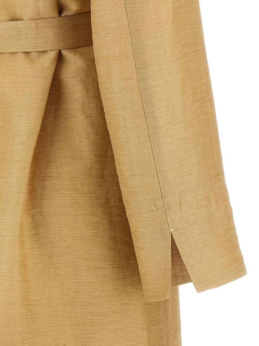 【関税込み】max mara MEANDRO' COAT Max Mara 'Meandro' Coat in Natural | Lyst