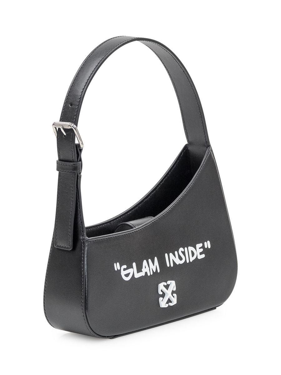 Off-White c/o Virgil Abloh Jitney Leather Shoulder Bag in