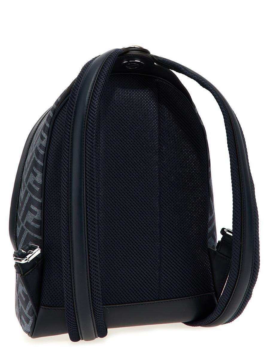 Fendi Chiodo Small Diagonal' Backpack in Black for Men | Lyst