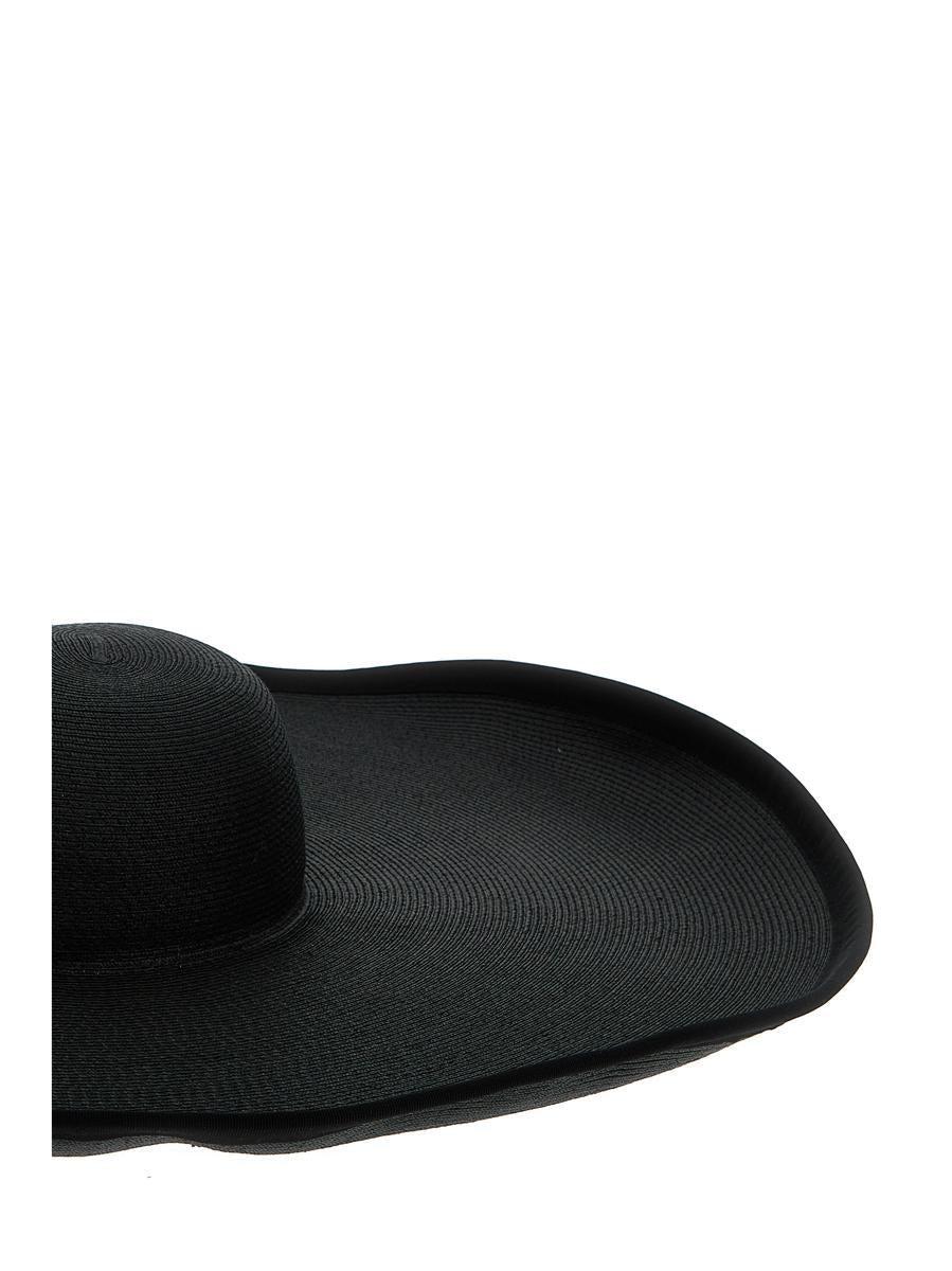 ハット MAX MARA 'Robert' hat White/Black Max Mara Robert Wide-Brimmed Hat – LOZURI®