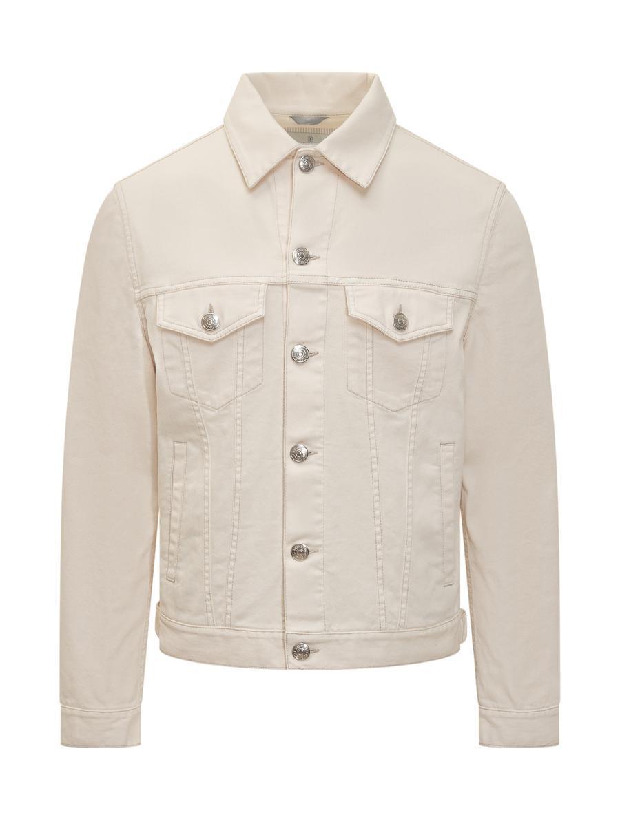 ジャケット BRUNELLO CUCINELLI Four-pocket jacket in cotton and viscose Brunello Cucinelli 4-Pocket Jacket in White for Men | Lyst