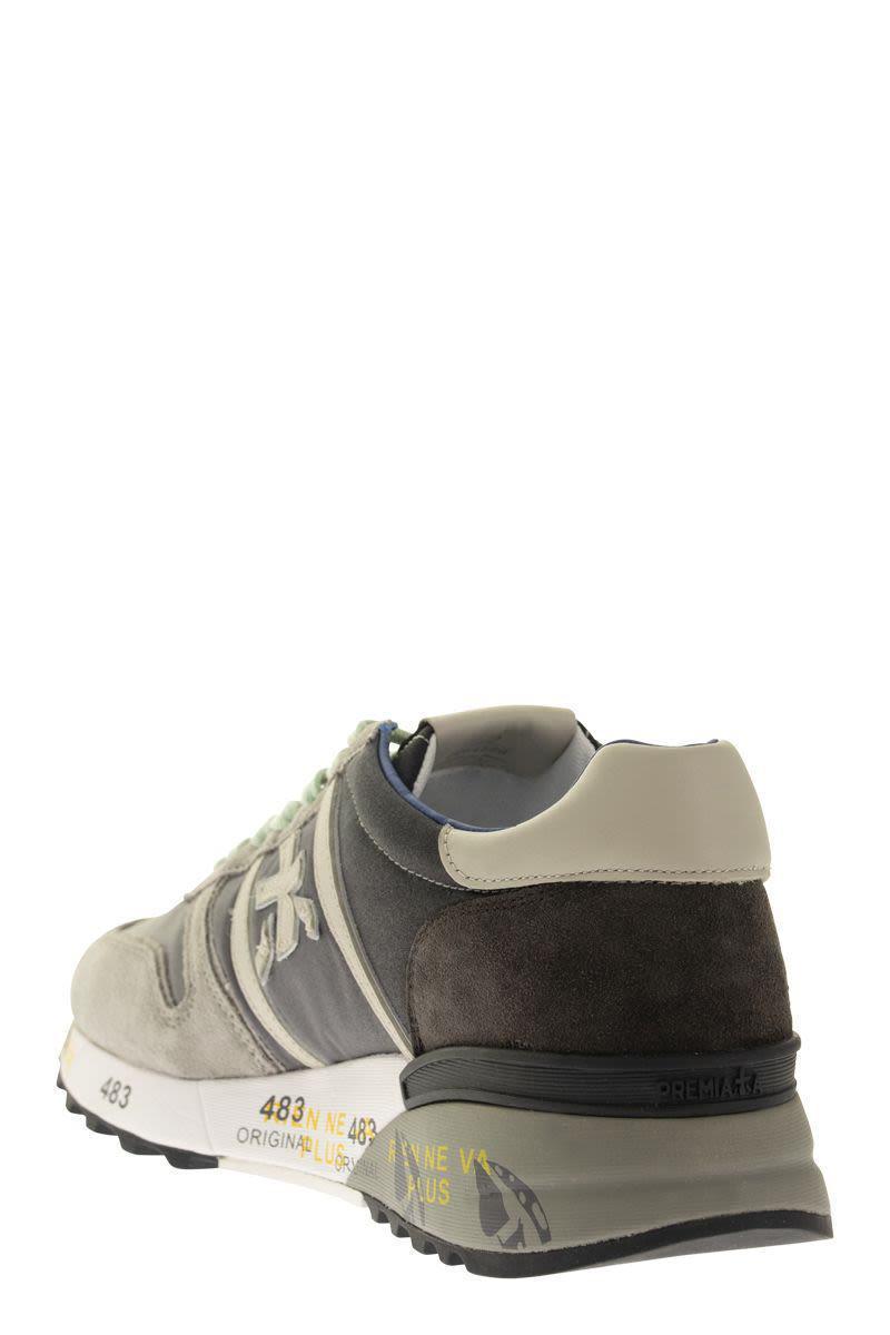 スニーカー PREMIATA Men Sneakers LANDER VAR 4586 GREY Grey Premiata Lander 4586 grey sneakers - Grey - Men | LANDER4586