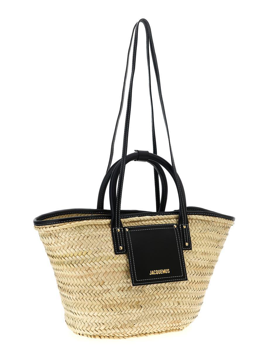 Jacquemus 'Le Panier Soli' Shopping Bag in Black | Lyst
