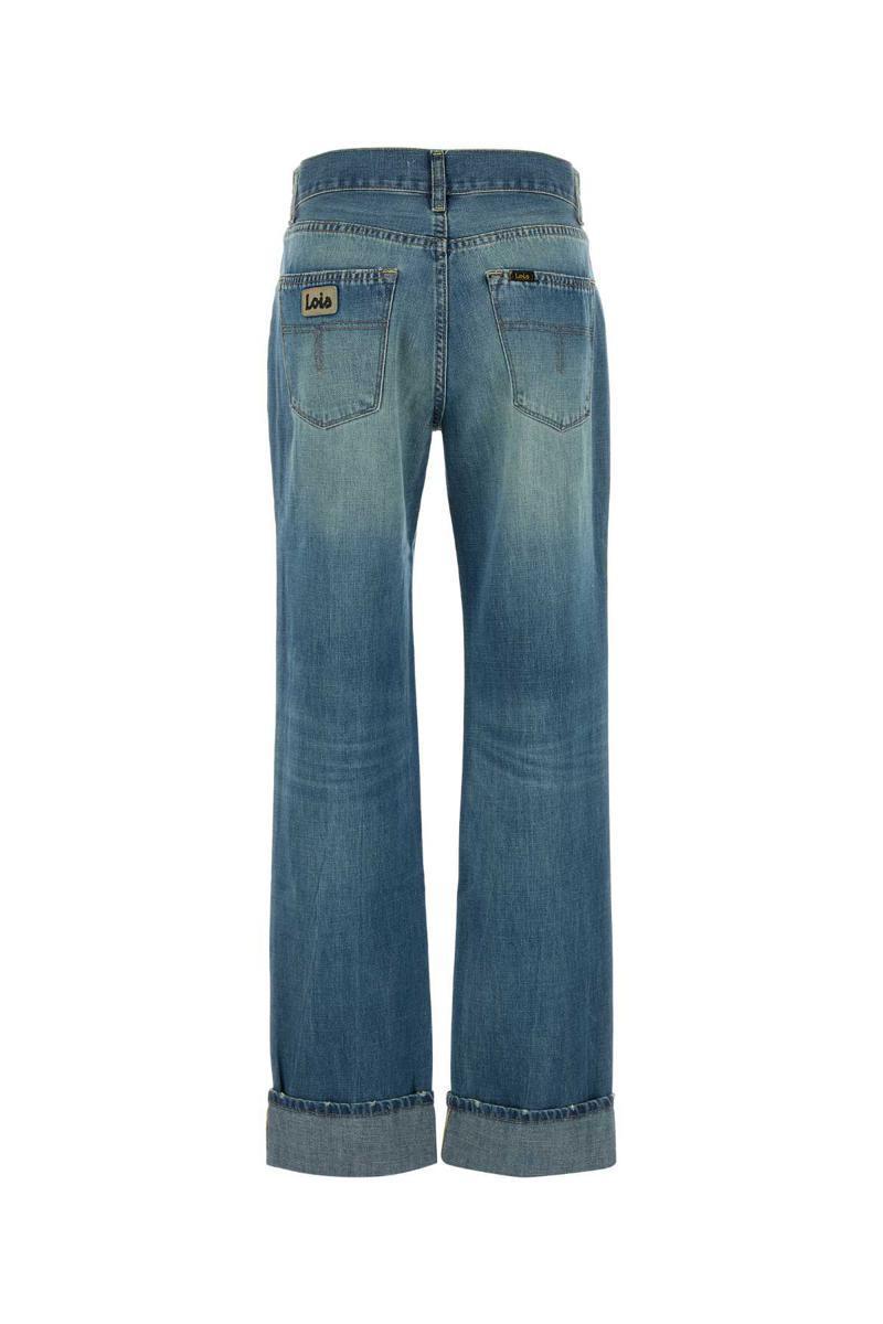 デニム・ジーパン LOIS JEANS WHITE JEANS Silvia Den Megalia Blanco - High Rise Flare | Lois Jeans