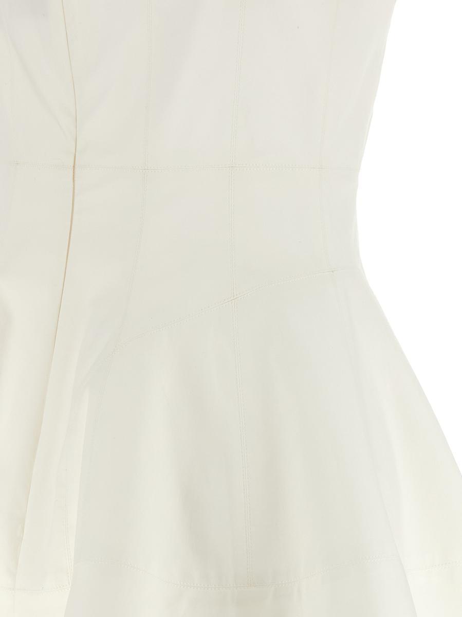 ワンピース GIOVANNI BEDIN SS25 Poplin mini dress (GB25070 WHITE) Giovanni bedin Poplin Mini Dress in White | Lyst