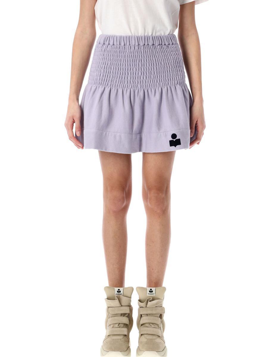 Isabel Marant Pacifica Mini Skirt in Purple | Lyst