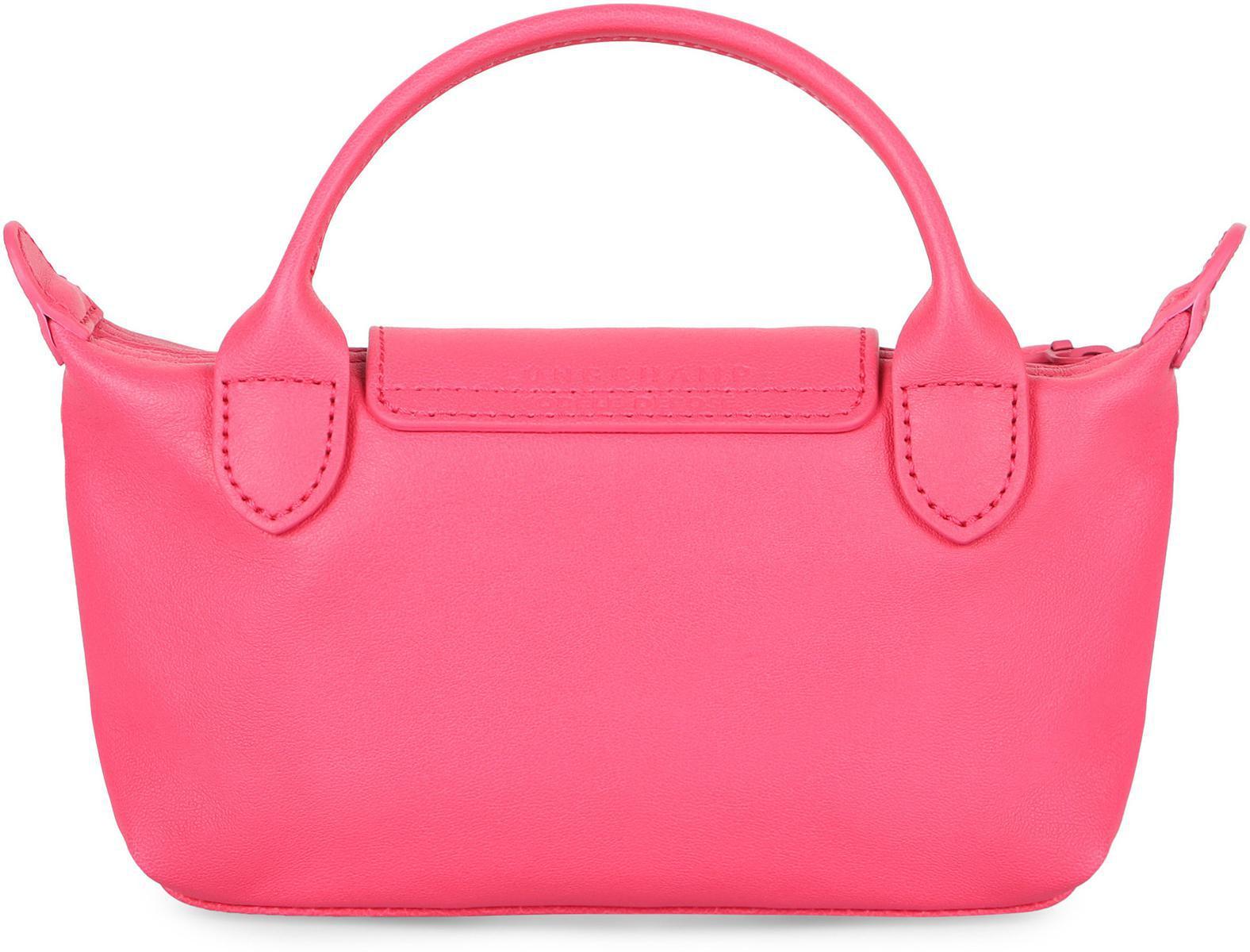限定♡LONGCHAMP PLIAGE XTRA*手提げ バッグ Pink Longchamp Le Pliage Xtra Xs Clutch in Pink | Lyst