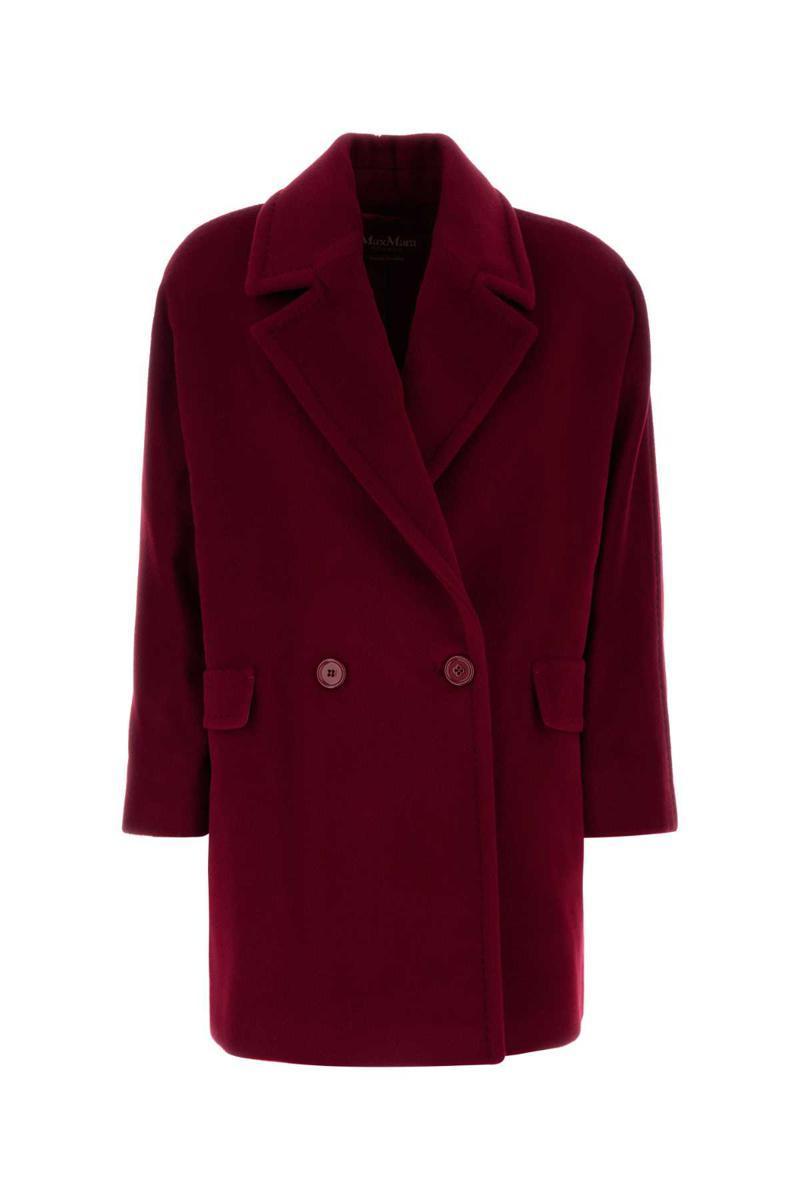 コート MAX MARA RED WOOL MOLO COAT Max Mara Wool Molo Coat in Red | Lyst