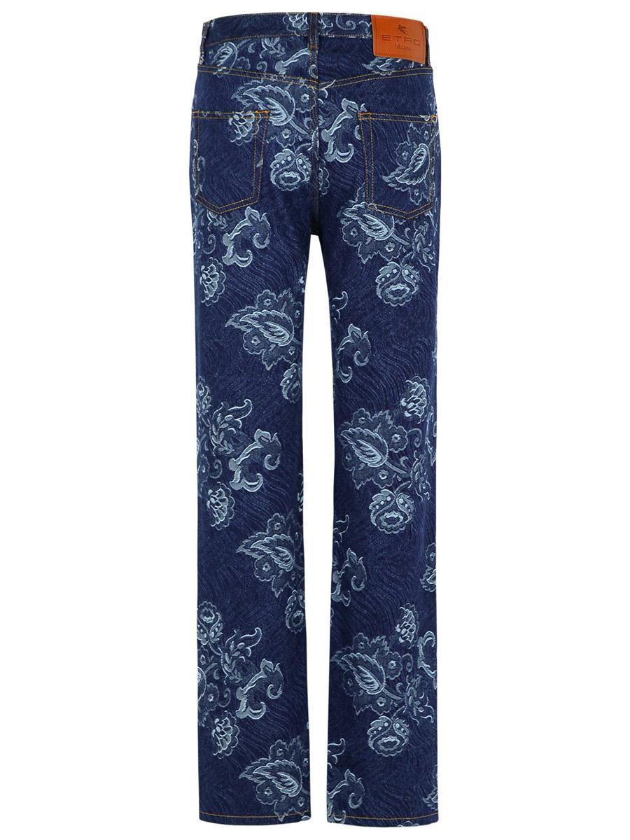 デニム・ジーパン ETRO Women Denim Pants WRNB0005 AD171S9001 BLUE Etro Denim Jeans in Blue | Lyst