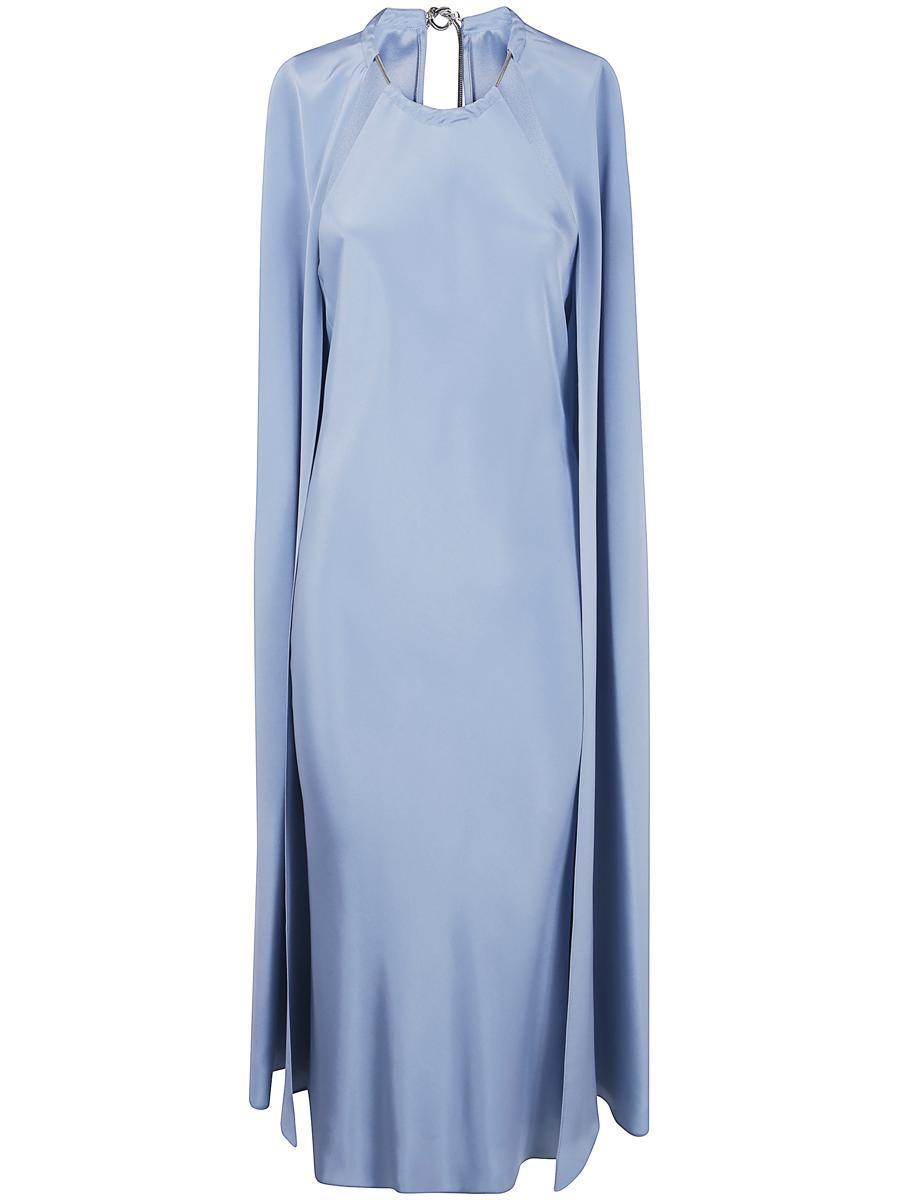 【関税込み】max mara MANAGUA' DRESS Max Mara Managua Pure Silk Crepe De Chine Dress With Cape in