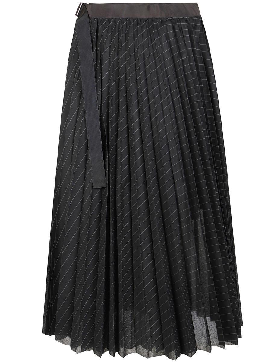 スカート Sacai Spun Organza Skirt Sacai Spun Organza Skirt in Black | Lyst