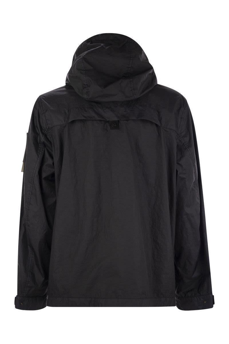 Stone Island Hooded Breathable And Waterproof Jacket in Black for Men Lyst UK
