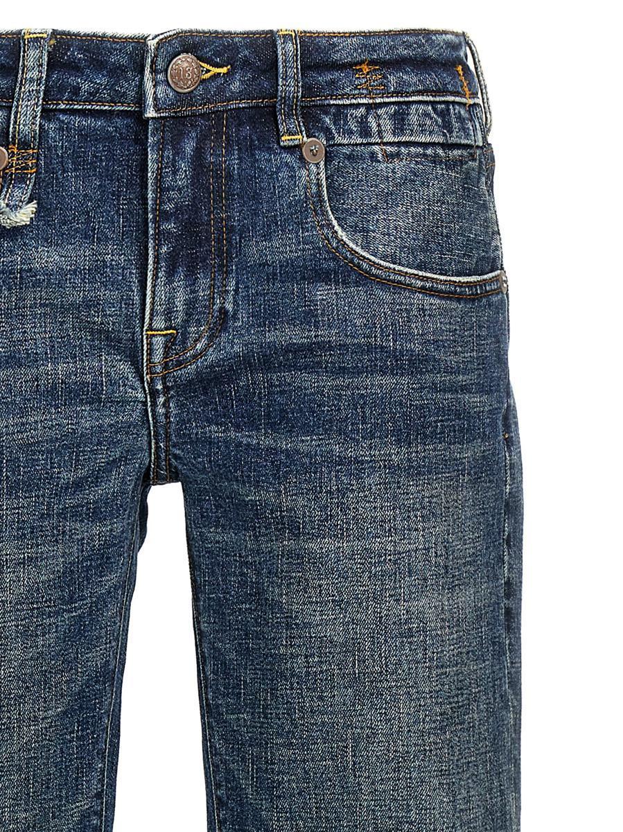 R13 'Overflow Boy Flare' Jeans in Blue | Lyst
