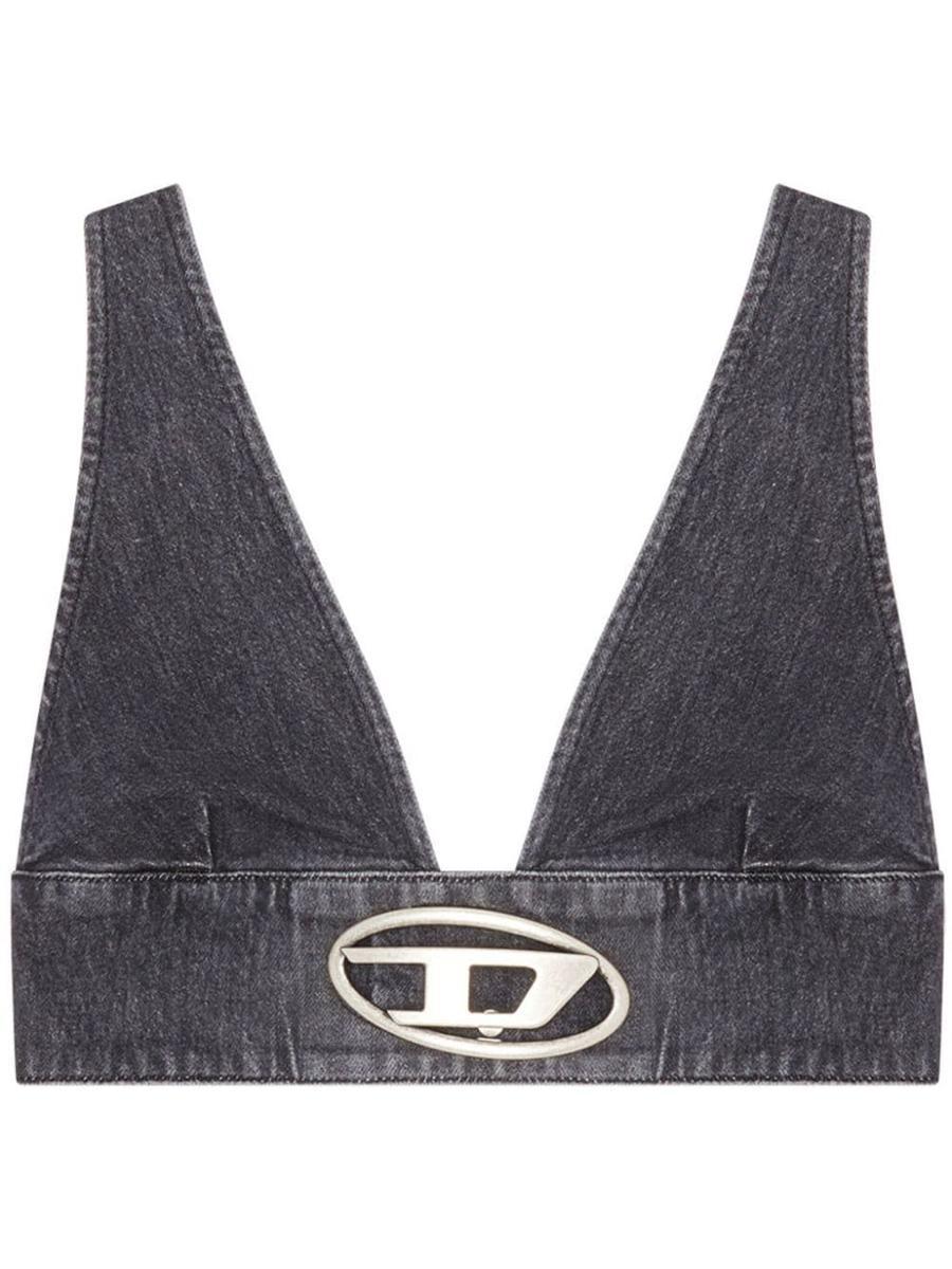 DIESEL Denim Top in Black | Lyst