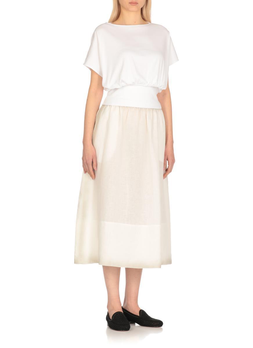 Tシャツ・カットソー FABIANA FILIPPI Woman T-Shirt White JED275F604L454 VR2 Jersey T-shirt, optical white for Women | Fabiana Filippi®