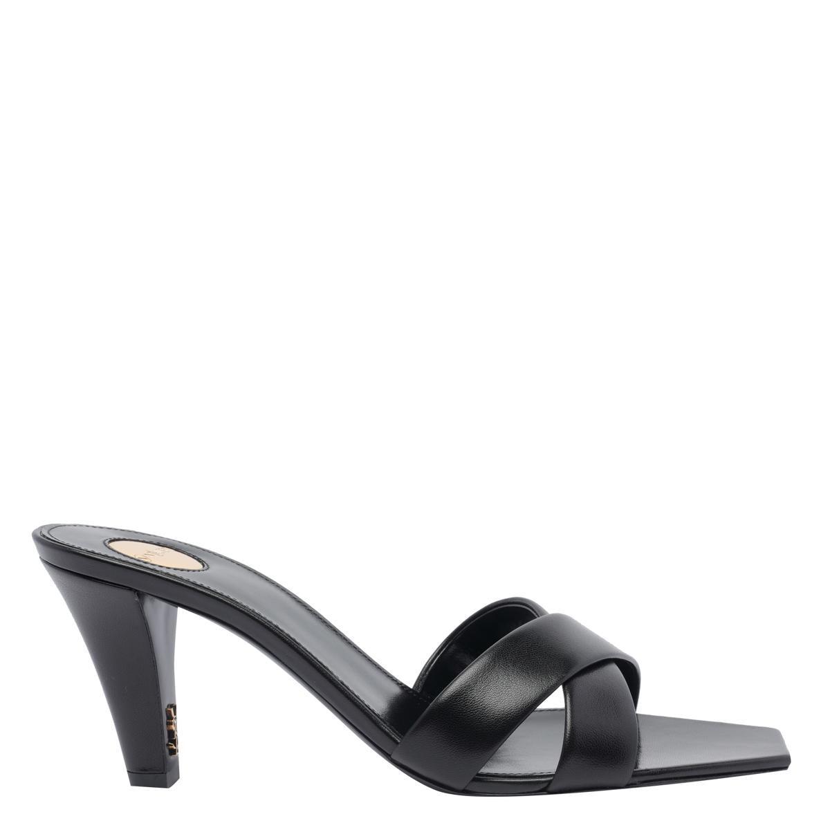 Women's Saint Laurent Sandal heels | Lyst