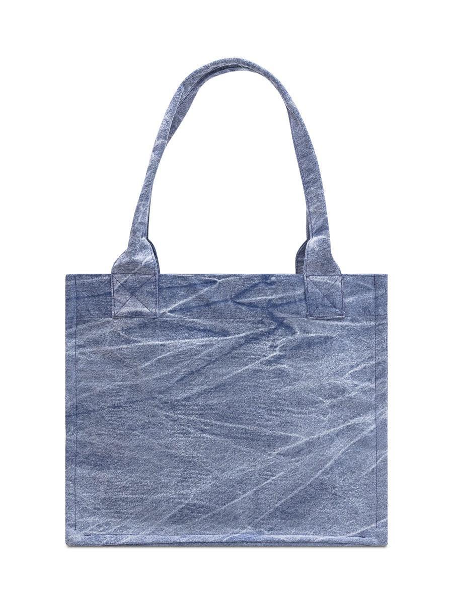 Ganni Large Easy Shopper in Blue | Lyst