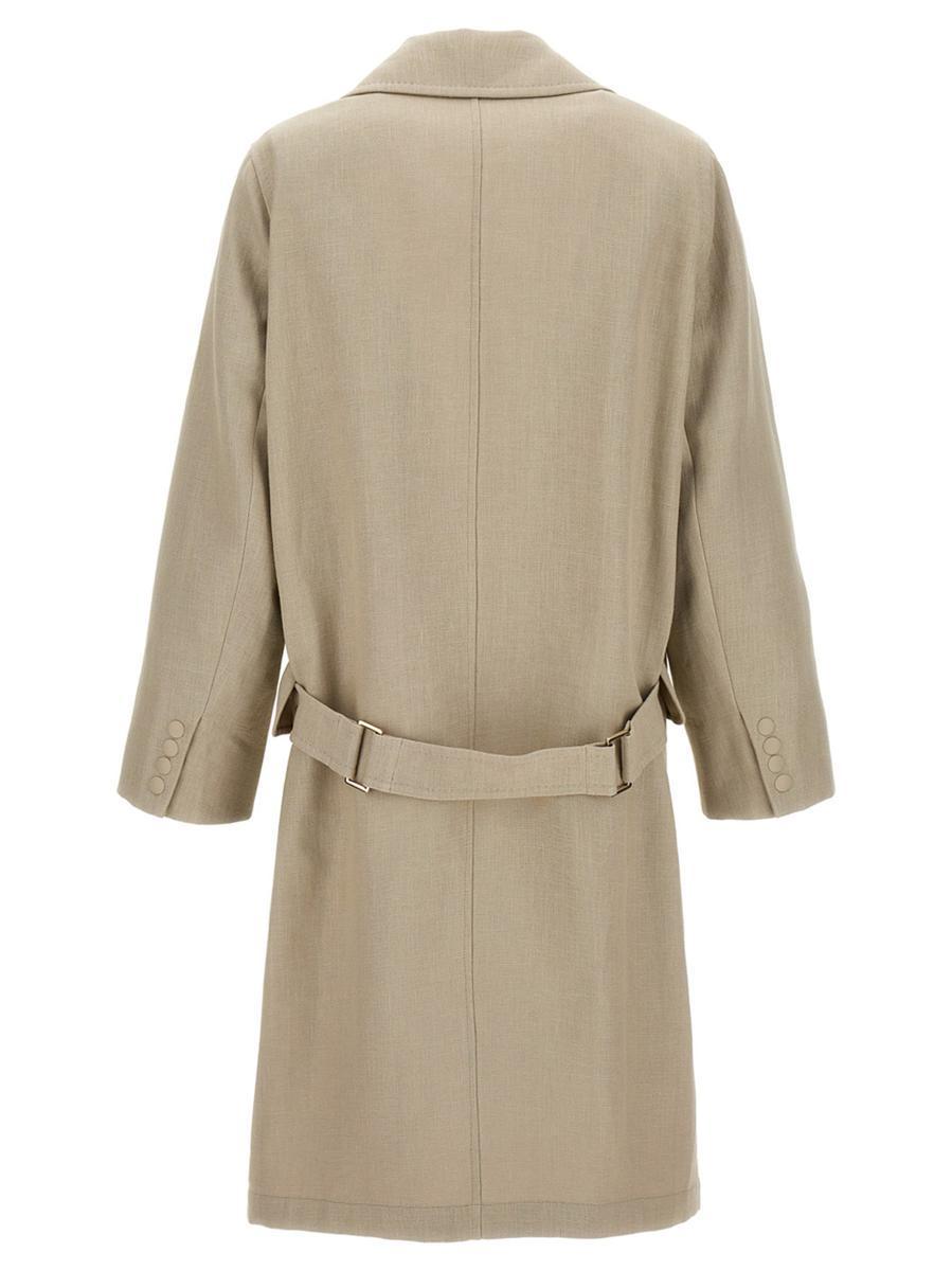 Max Mara 'Mescal’ trench coat Max Mara 'Mescal' Trench Coat in Natural | Lyst