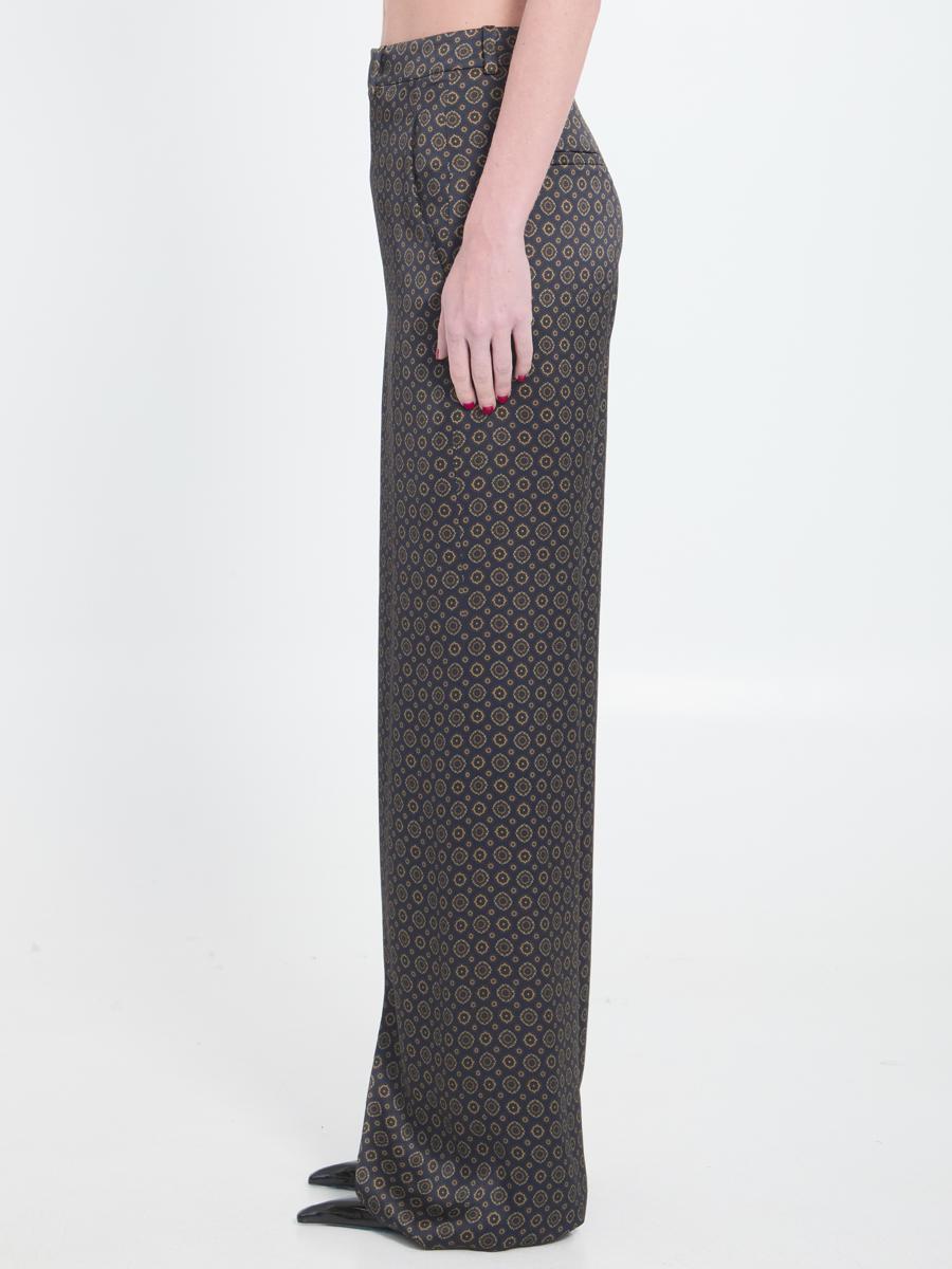 パンツ Saint Laurent Medallion Pattern Trousers Saint Laurent Medallion Pattern Trousers in Gray | Lyst