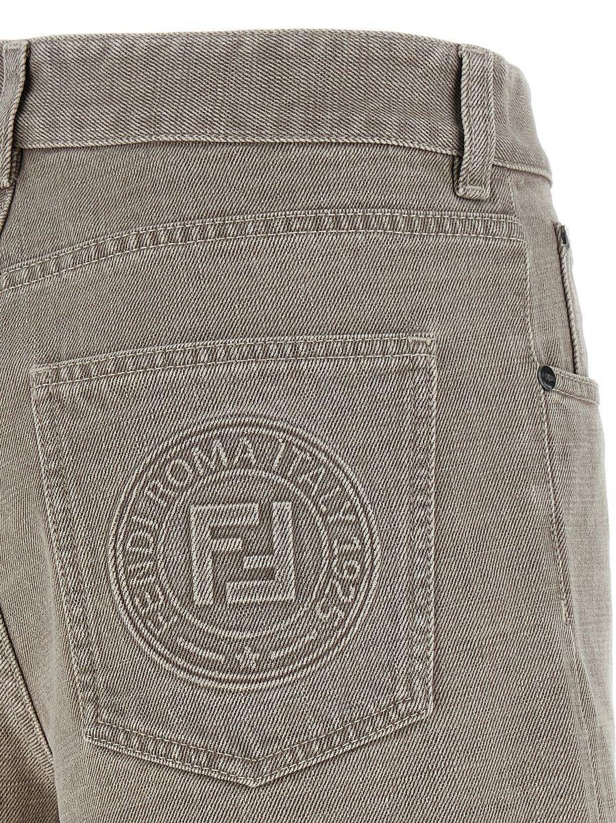 Fendi Stamp 1925' Shorts in Gray | Lyst