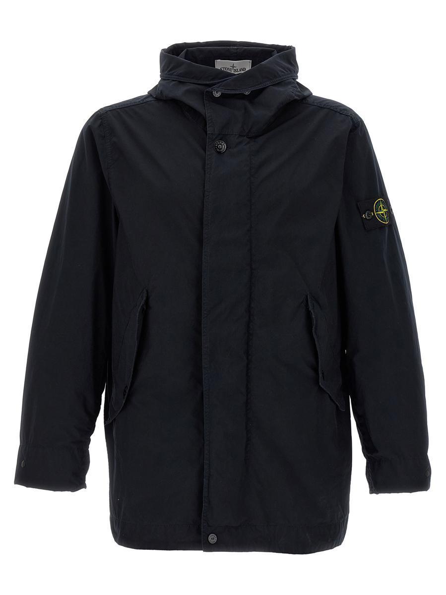 【関税込み】STONE  LIGHT COMPACT TOUCH POLY-TC' PARKA Military Green 4100029 LIGHT COMPACT TOUCH POLY-TC Parka