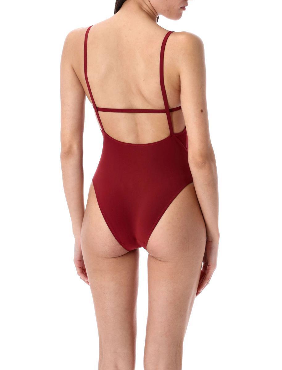 ワンピース水着 LIDO SS25 TRE GEMOETRIC STRAP (TRE TERRACOTTA) Tre — Lido