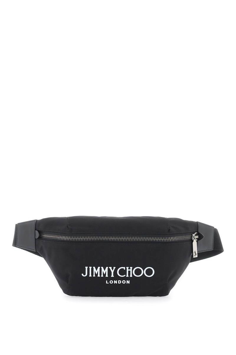 JIMMY CHOO CHLOE BELT BAG U ブラック JIMMY CHOO Calfskin Studded Lockett Belt Bag Black 1103251