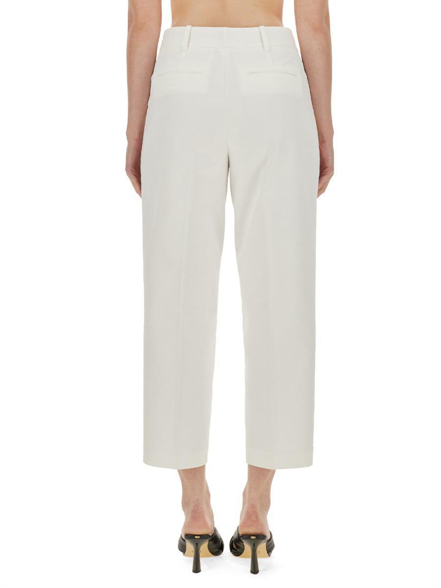 MICHAEL Michael Kors Cropped Pants in White Lyst