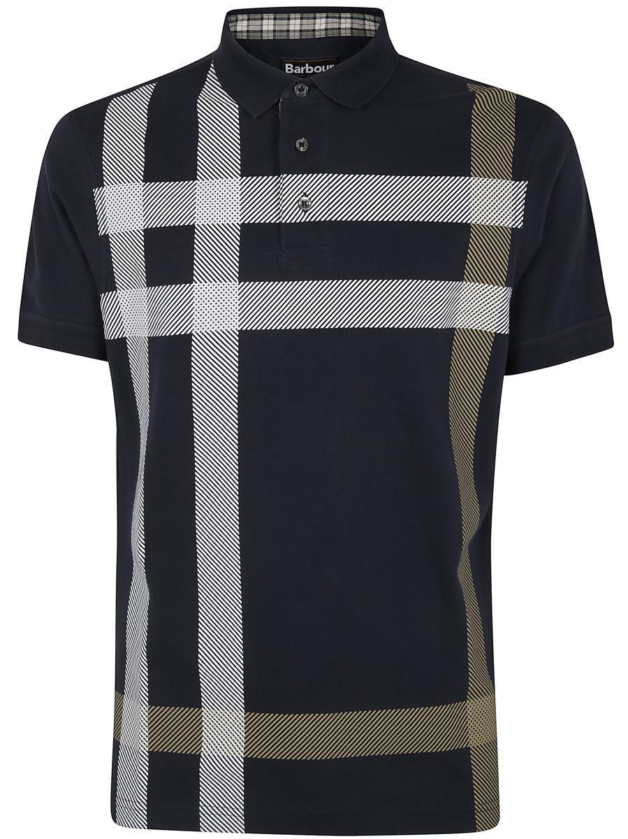 Tシャツ・カットソー Barbour SS25 BLAINE POLO MIDLAYERS (MML1117 MML GY52) Barbour Blaine Polo Midlayers in Black for Men | Lyst