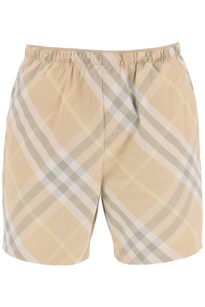 Mens burberry swim trunks sale 2025