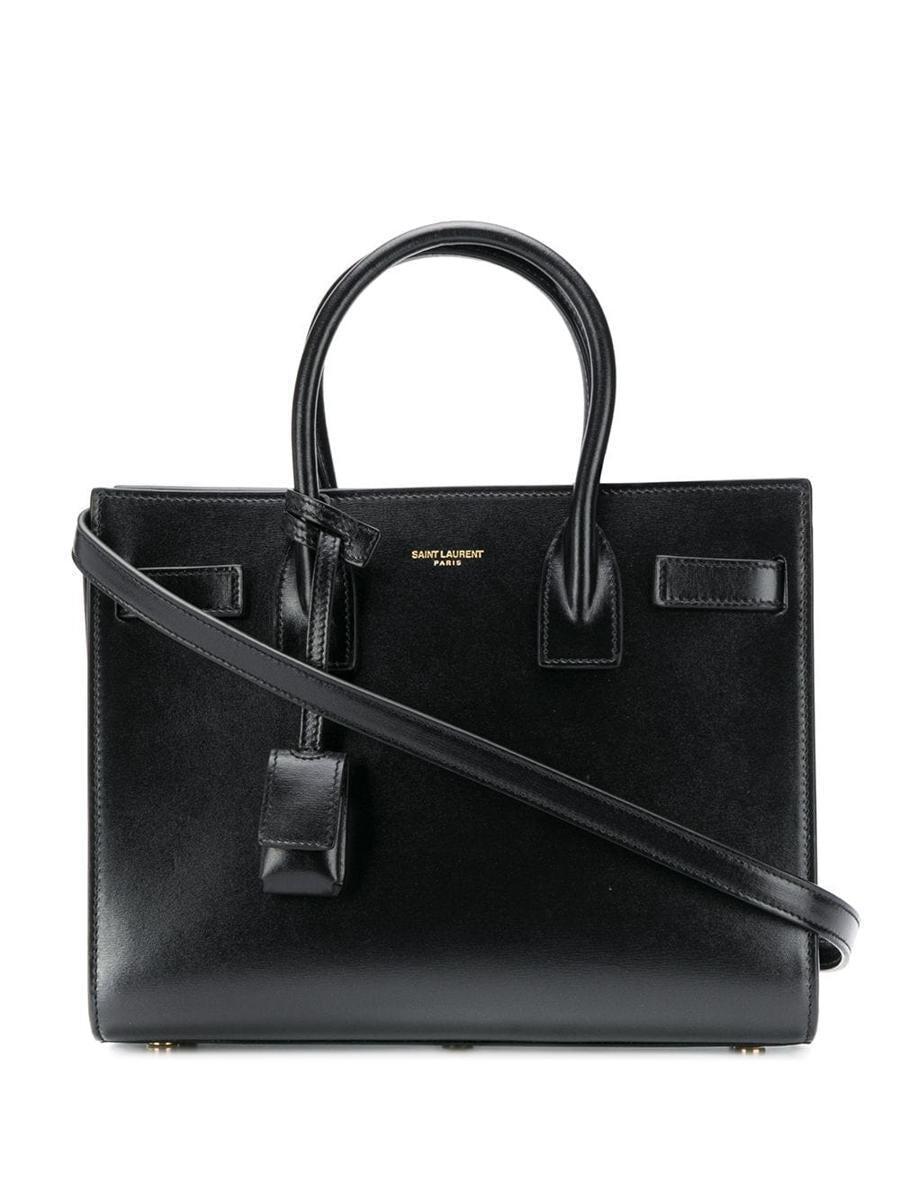 Saint Laurent Sac De Jour Baby Smooth Leather Bags in Black Lyst UK
