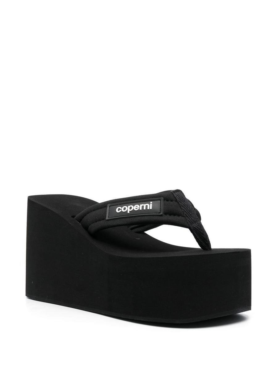 シューズ・サンダルその他 COPERNI Woman Flat sandals Black COPSH37838 BLACK Coperni Sandals in Black | Lyst