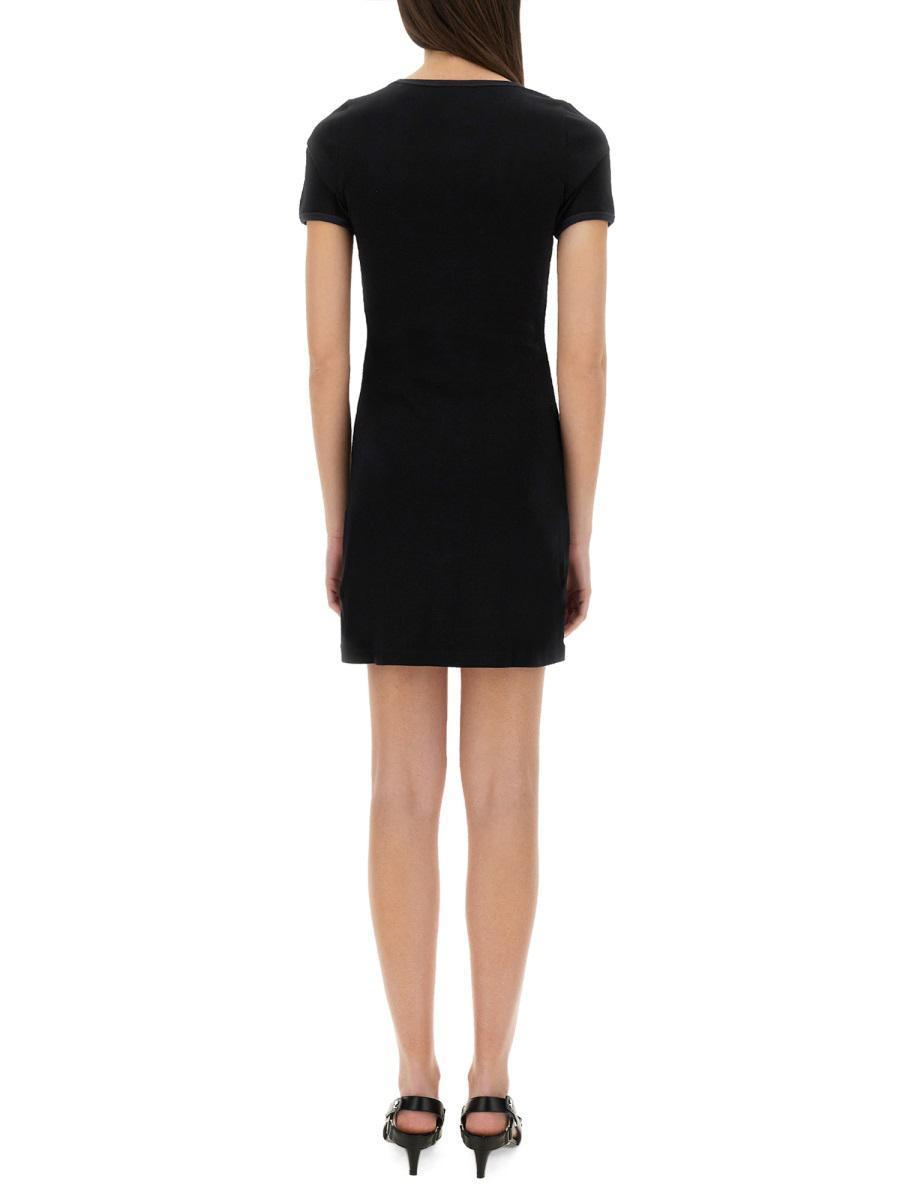 ワンピース COURREGES HOLISTIC CONTRAST MINI DRESS Courreges Holistic Contrast