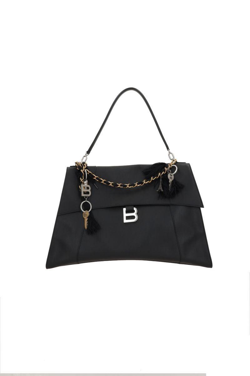 BALENCIAGA Hourglass Soft トートバッグ ラージ Women's Hourglass Soft Tote Bag Large in Black | Balenciaga US
