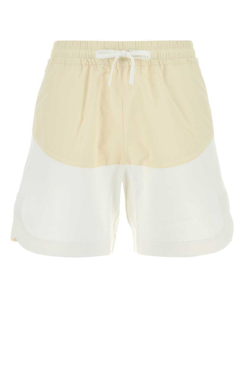 ショートパンツ HERNO Two-tone stretch cotton blend and nylon shorts Herno Two-Tone Stretch Cotton Blend And Nylon Shorts in