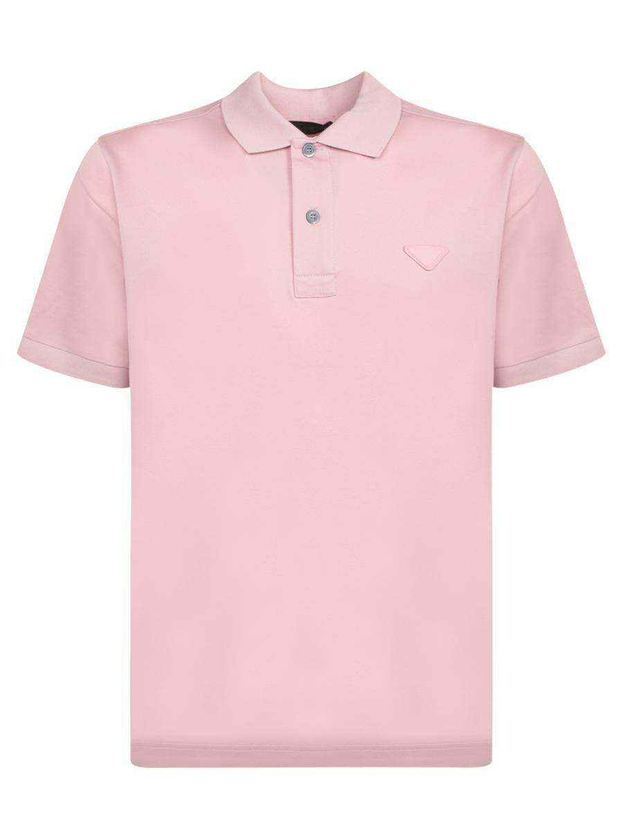 Tシャツ・カットソー [PRADA] Pink Cotton T-Shirt Prada Pink Cotton T-shirt M Prada | TLC