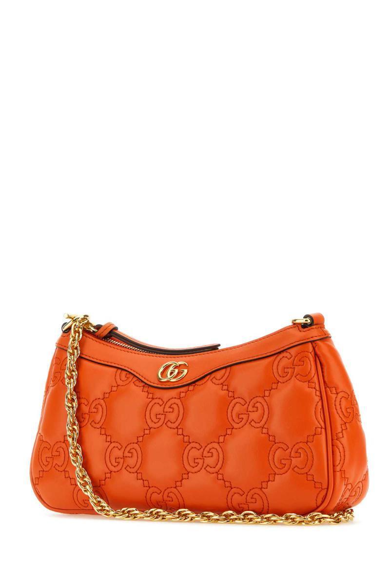 Gucci Leather Handbag in Orange Lyst UK