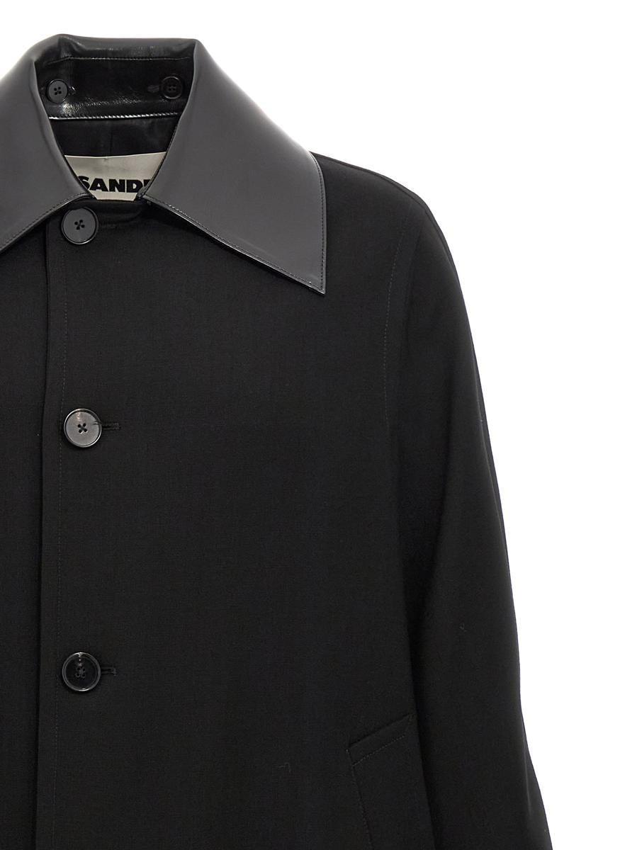 Jil Sander Coats & Jackets in Black for Men | Lyst