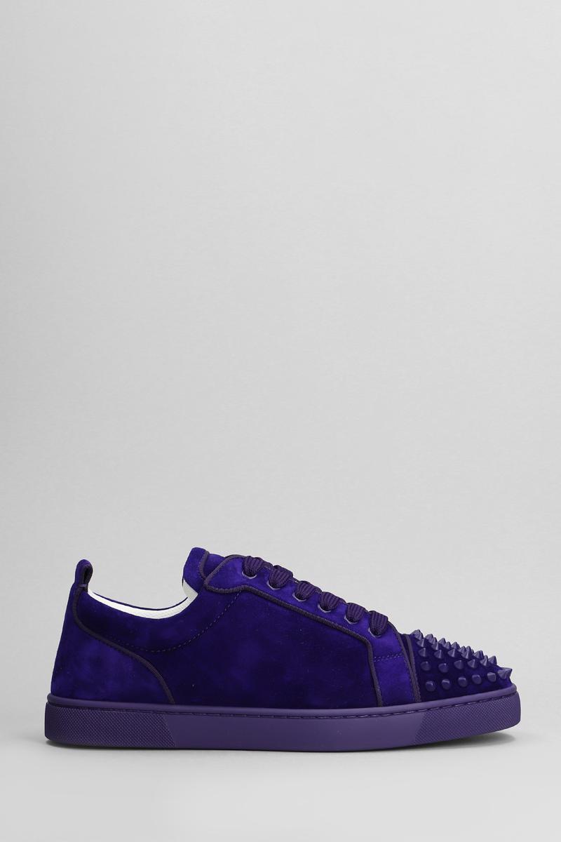 スニーカー CHRISTIAN LOUBOUTIN Men Sneakers Violet 3240078 L430 Christian Louboutin Men's Low Top Sneakers Sz 9 Purple