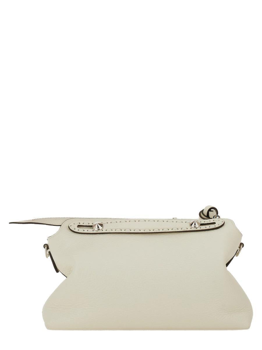 【関税＆送料込み】Fendi By The Way Saddle Bag Medium Fendi By The Way Saddle Bag Medium in Natural | Lyst